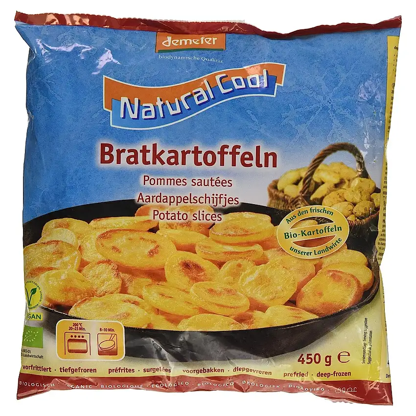 Natural Cool Demeter Bio Bratkartoffeln, 450g (Tiefgefroren)