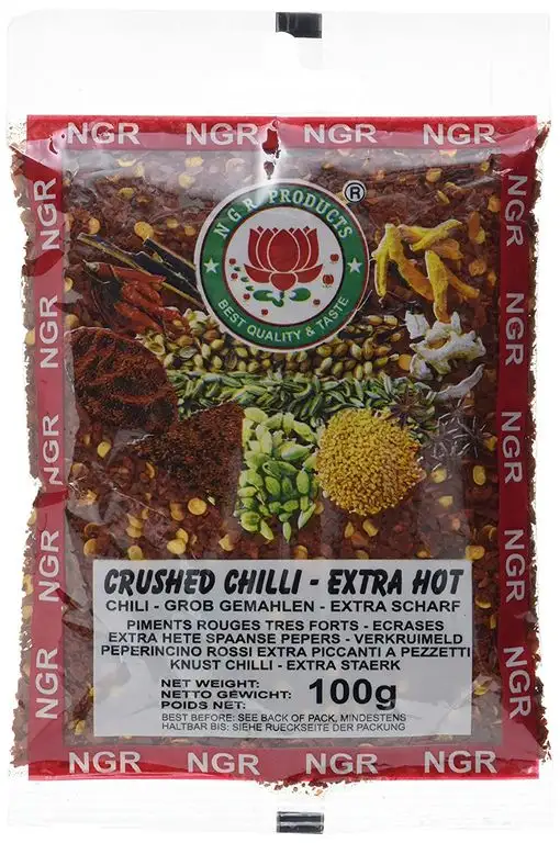 Ngr Chili grob gemahlen extra scharf, 10er Pack (10 x 100 g)