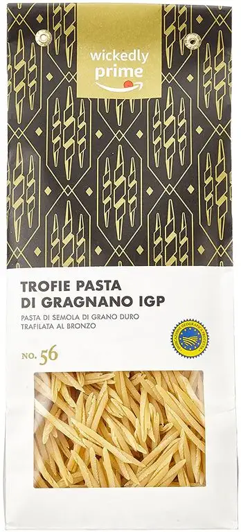 Amazon Marke - Wickedly Prime - Trofie Pasta di Gragnano IGP, 500gx6