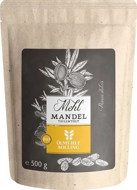 Ölmühle Solling Bio Mandelmehl, 1er Pack (1 x 500 g)