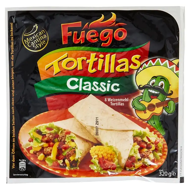 Fuego Tortilla Classic 20cm, 8 Stück, 320 g