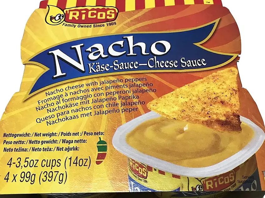 Ricos Products Co. Nacho Cheese Sauce, 1er Pack (4 x 99 g)