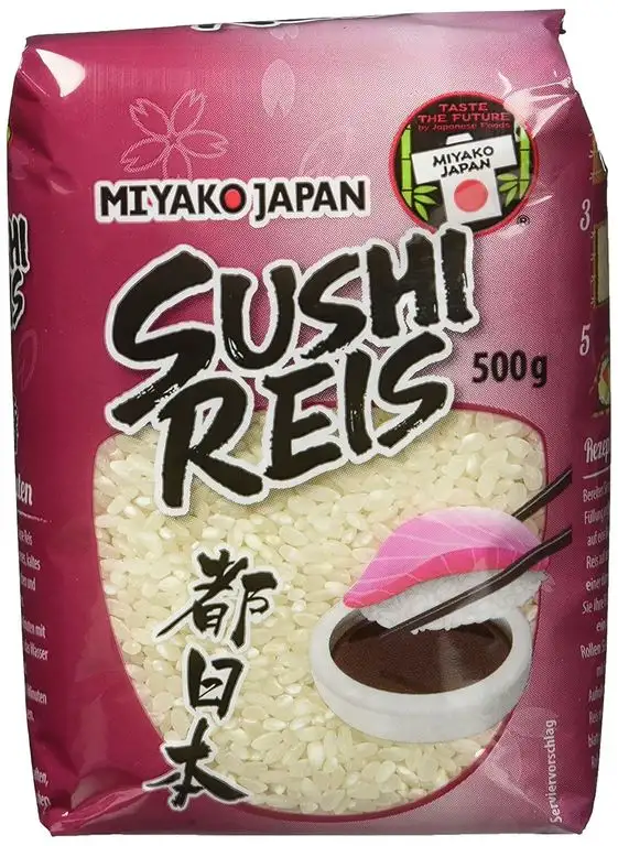 MIYAKO Sushi Reis, Rundkorn, 7er Pack (7 x 500 g)