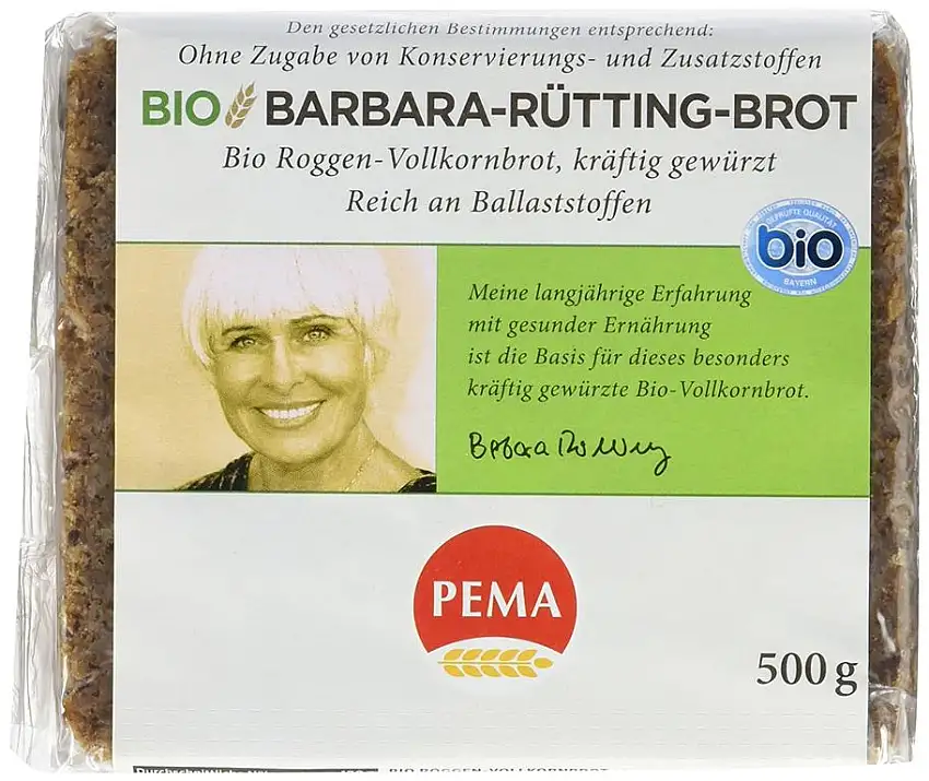 Pema Barbara Rütting Bio Brot, 6er Pack (6 x 500 g)