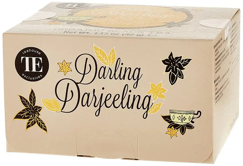 TE - Teahouse Exclusives Organic Tea Darling Darjeeling 16 Beutel, 2er Pack (2 x 32 g)