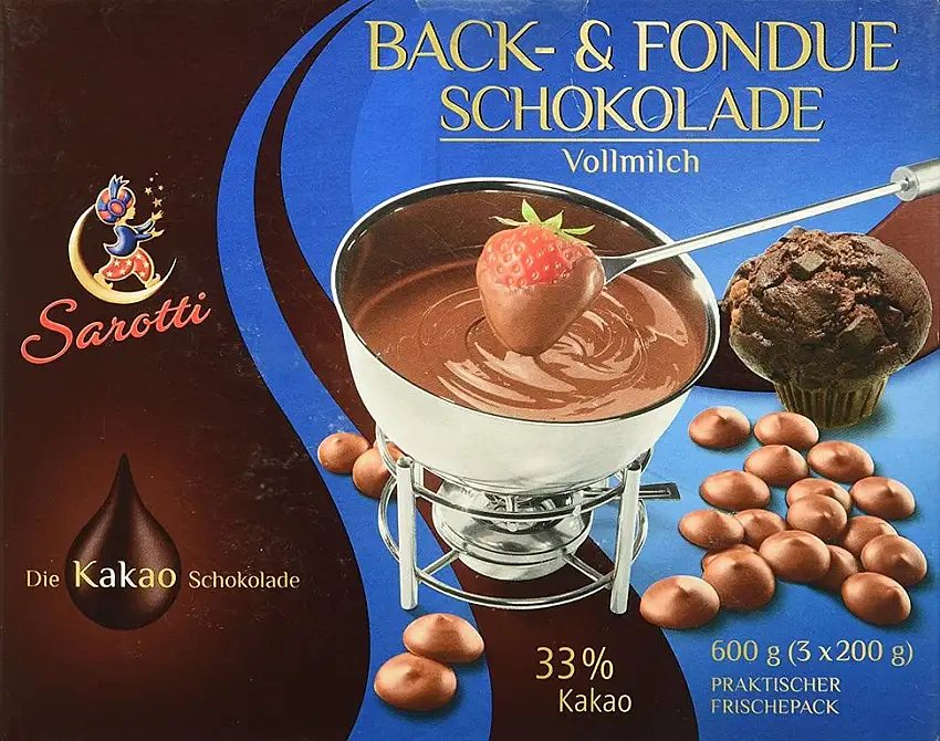 Sarotti Fondue-Schokolade Vollmilch