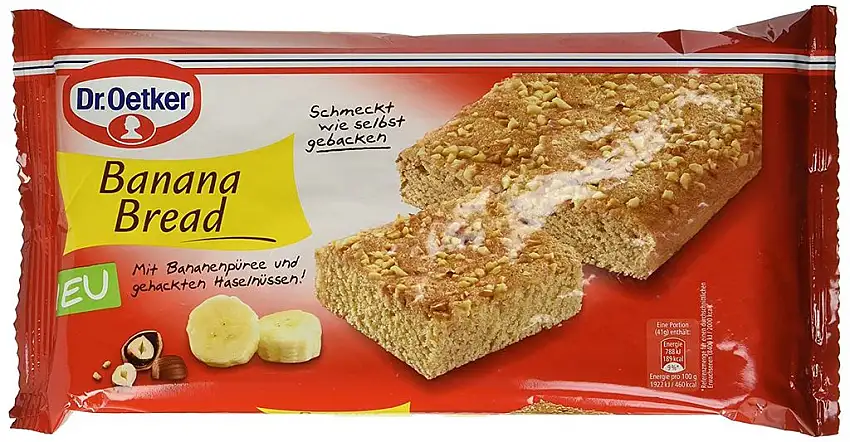 Dr. Oetker Fertiges Banana Bread, 6er Pack (6 x 250 g)
