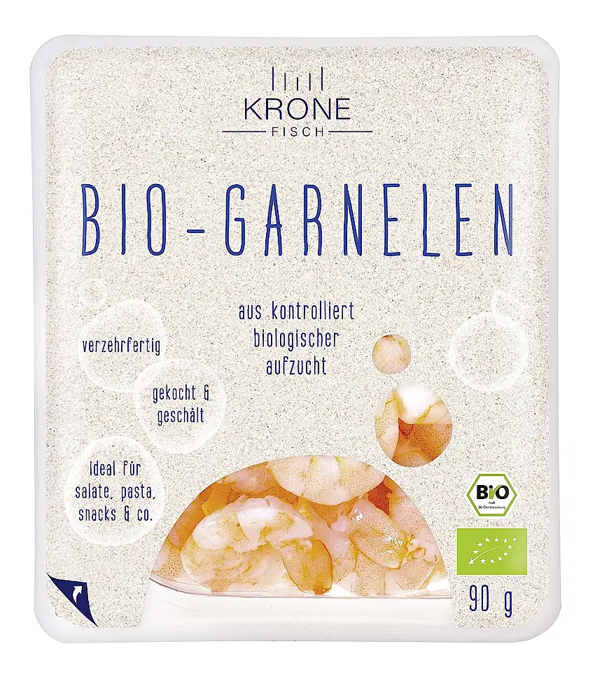 KRONE FISCH Bio-Garnelen, 90 g
