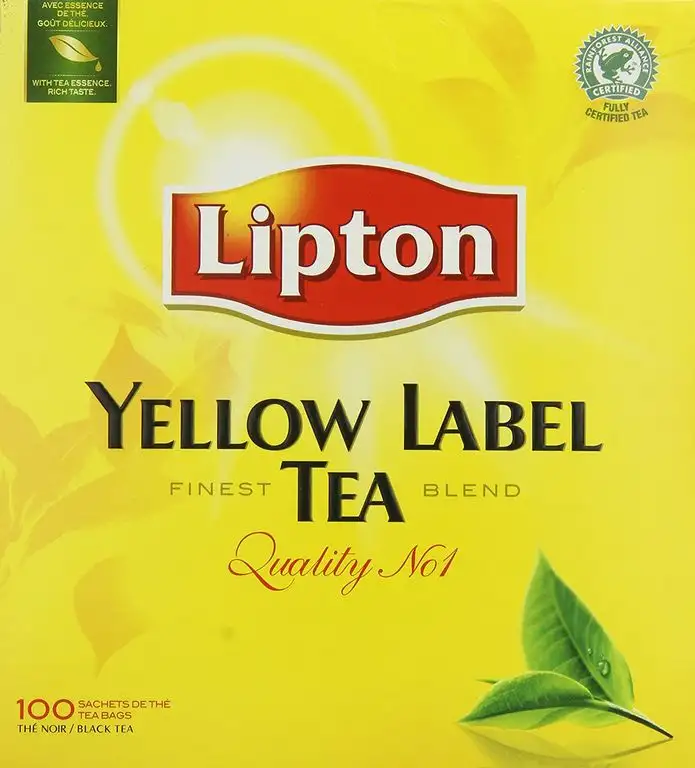 Lipton Yellow Label Quality No. 1 Finest Tea Blend 100 Btl. 200g - Feinster Schwarzer Tee der Premiumklasse