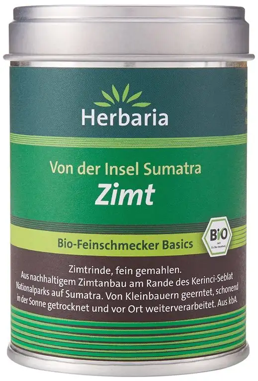 Herbaria Zimt bio, 2er Pack (2 x 70 g)