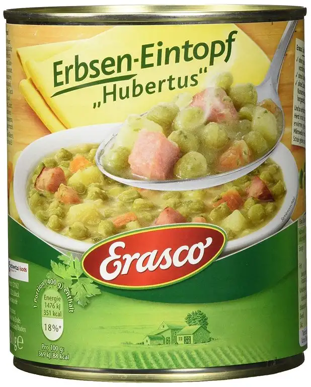 Erasco Erbsen-Eintopf Hubertus, 800g