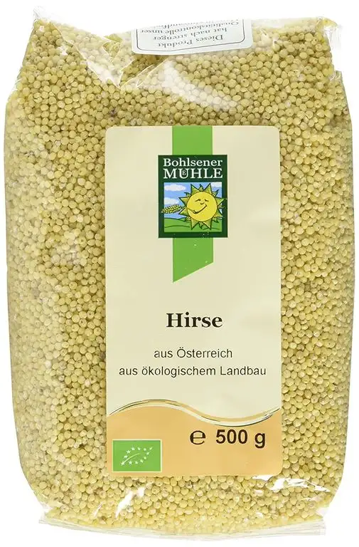 Bohlsener Mühle Hirse, 5er Pack (5 x 500 g Packung) - Bio