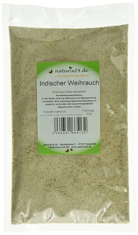 Naturix24 Weihrauch indisch gemahlen , 1er Pack (1 x 250 g)
