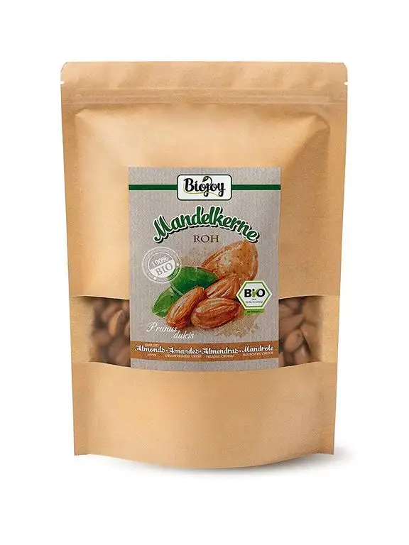 Biojoy BIO-Mandeln, roh, ungesalzen und ungeröstet (1 kg)