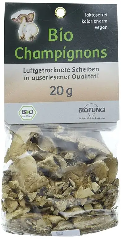 BioFungi Champignons getrocknet, 3er Pack (3 x 20 g)