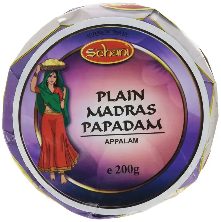Schani Papad Modras Plain, 4er Pack (4 x 200 g)