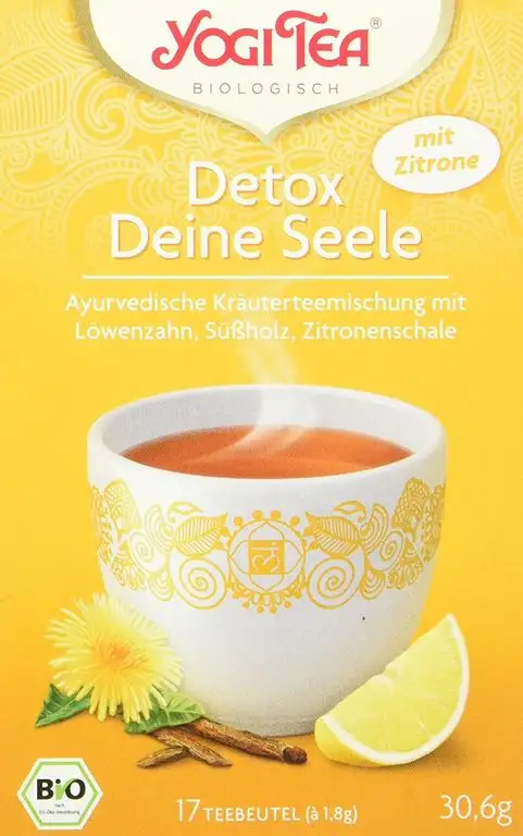 Yogi Tea Detox mit Zitrone Bio, 3er Pack (3 x 31 g)