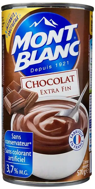 Mont Blanc La creme dessert au chocolat Schokoladencreme