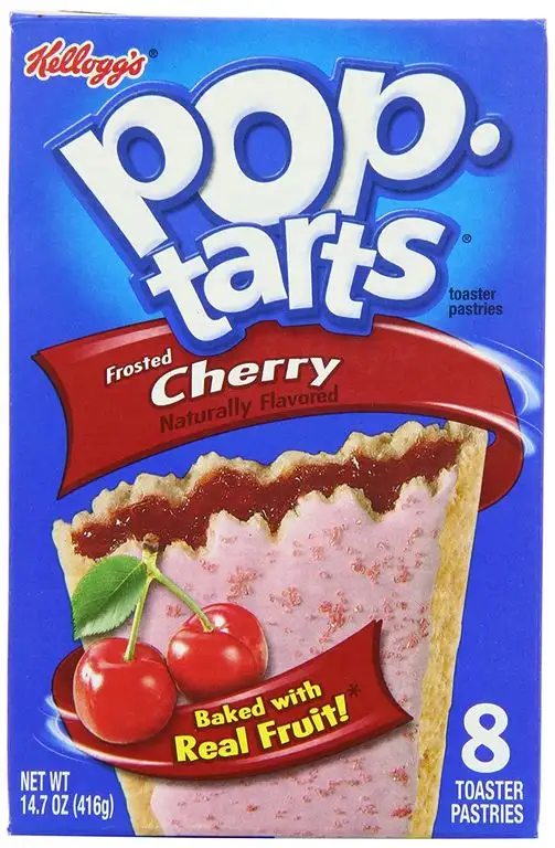 Kellogg's Pop Tarts Frosted Cherry , 2er Pack (2 x 416 g Packung)