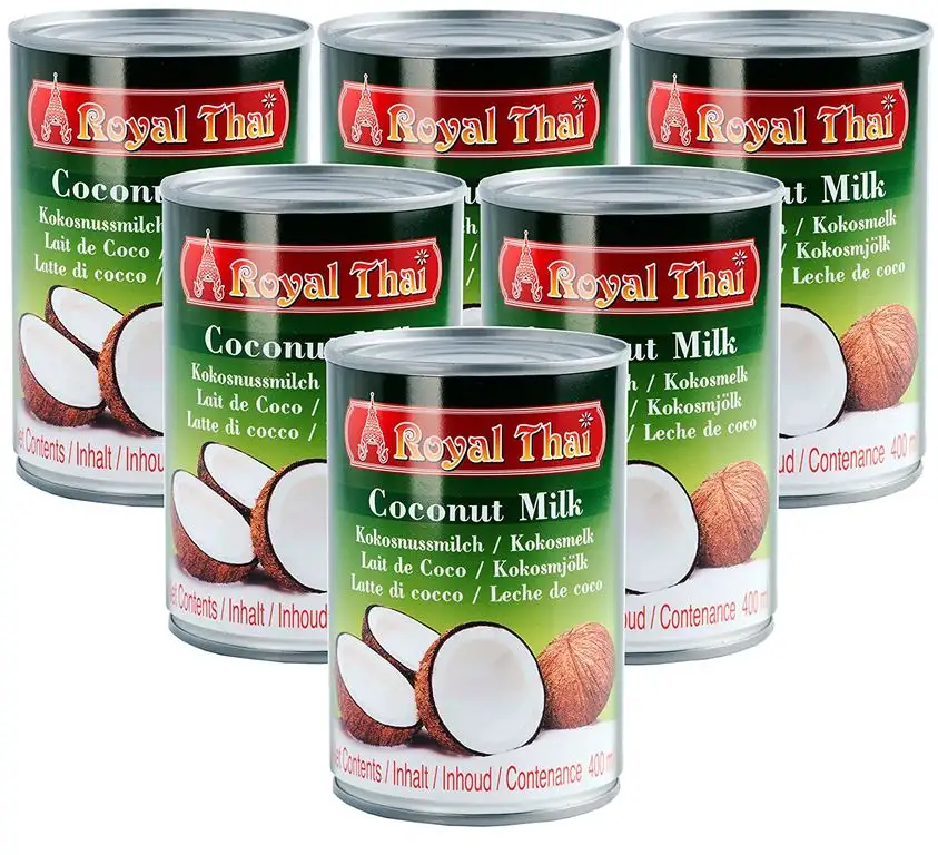 [ 6x 400ml ] ROYAL THAI Kokosnussmilch / Kokosmilch / Coconut Milk