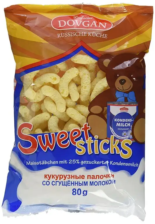 Dovgan Maisstäbchen, 8er Pack (8 x 80 g)