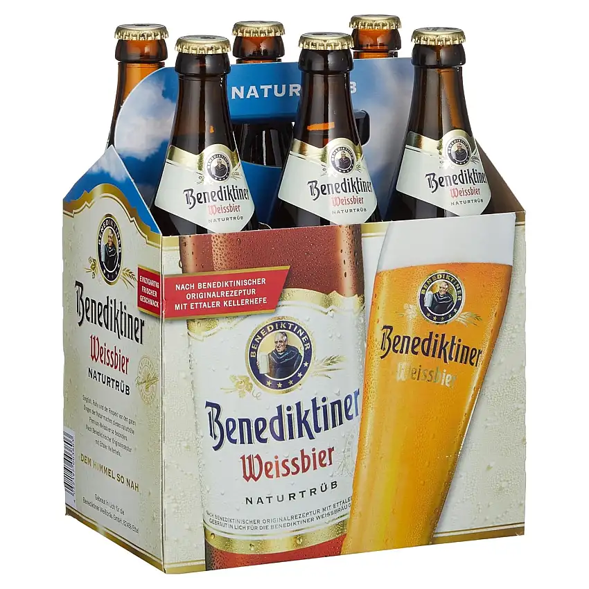 Benediktiner Weissbier Naturtrüb MEHRWEG (6 x 0,5 l)