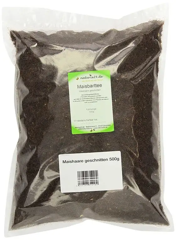 Naturix24 Maisbart, Maishaare geschnitten - Beutel, 2er Pack (2 x 500 g)