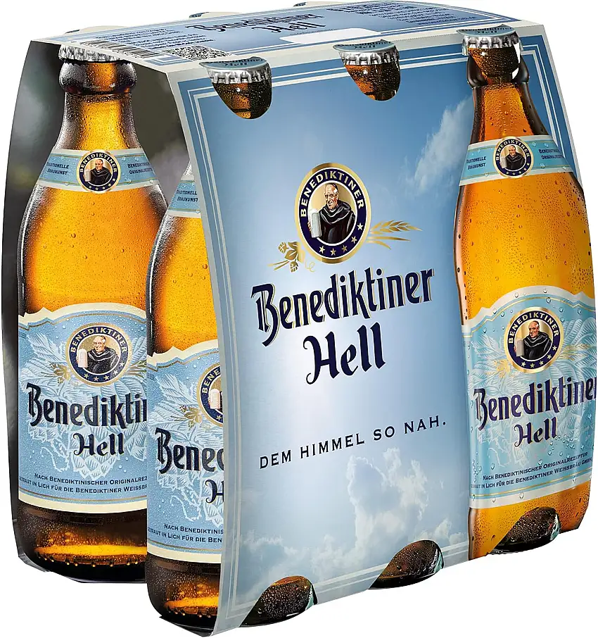 Benediktiner Hell MEHRWEG (6 x 330ml)