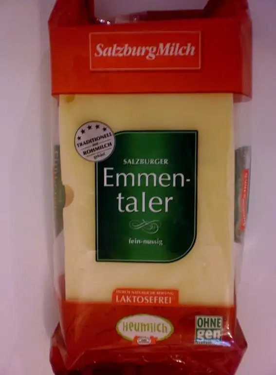 Salzburger Emmentaler ganze Stange Käse Österreich 0,7 kg Stück