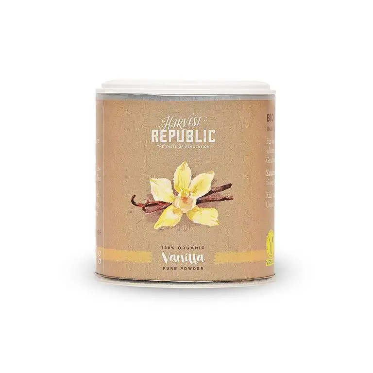 Bio-Vanillepulver, 25 g, Für Superfood Smoothies und Shakes, Organic Food, Vegan