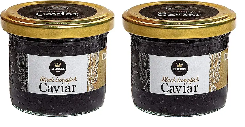 Lumpfish Kaviar von Elsinore 2 x 100g - Black Lumpfish Caviar je 100g
