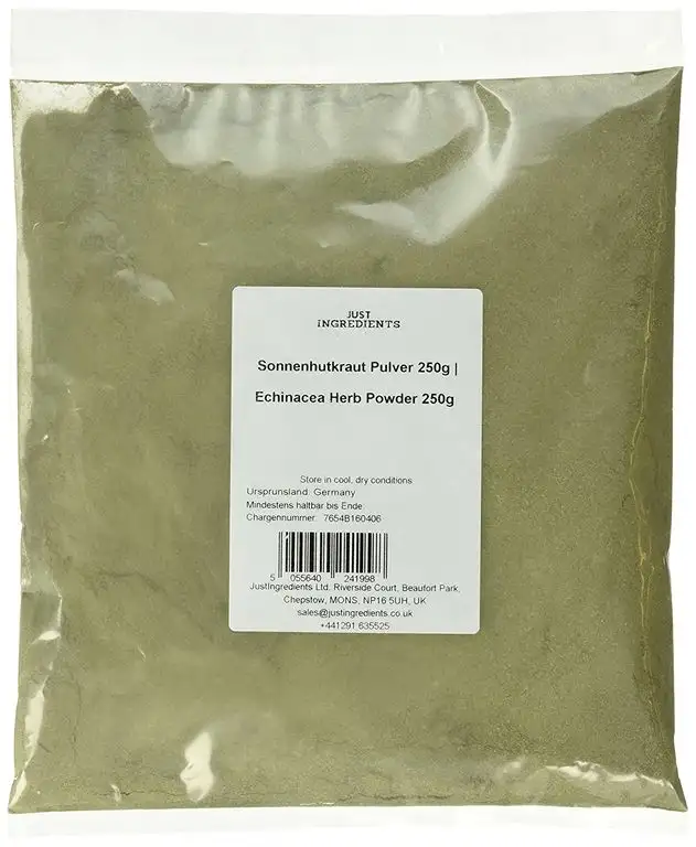 JustIngredients Sonnenhutkraut Pulver, Echinacea Herb Powder, 2er Pack (2 x 250 g)