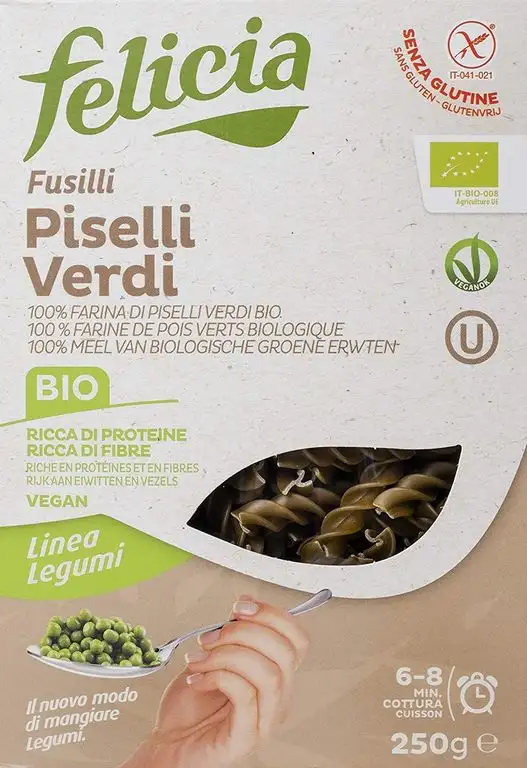 Felicia Bio Spirelli aus grünen Erbsen (250 g) - Bio