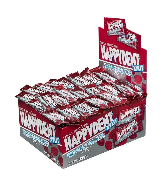 HAPPYDENT STRAWBERRY ZUCKERFREI 200 UDS
