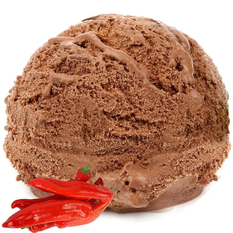 Schoko Chili Geschmack für Milcheis 1 Kg Gino Gelati Eispulver Softeispulver für Ihre Eismaschine
