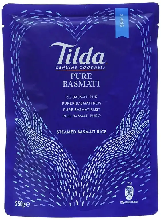 Tilda Steamed Basmati Rice, 6er Pack (6x250g)