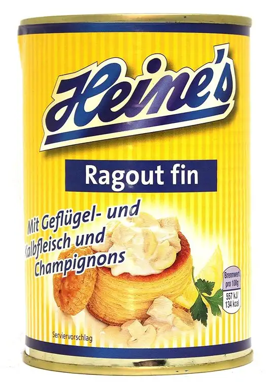Heine's Ragout-fin mit Geflügel, Kalbfleisch und Champignons