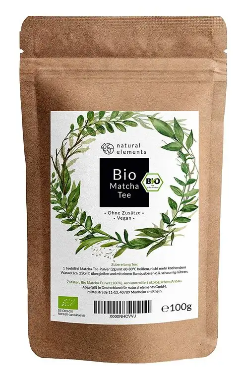 Bio Matcha aus Japan, 100g - Ohne Zusätze, rein natürlich & im wiederverschließbaren Beutel