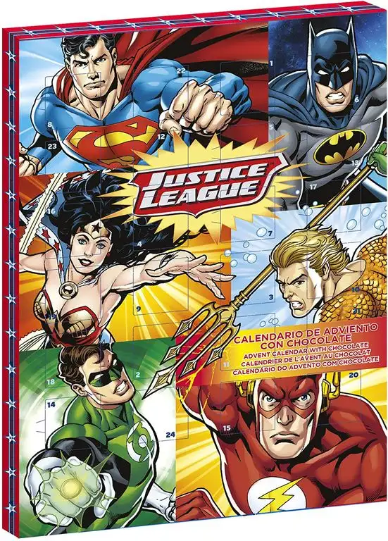 Generique - Justice League-Adventskalender bunt 50g