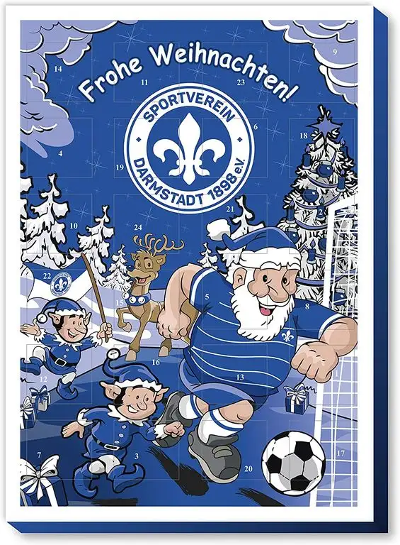 Darmstadt 98 Adventskalender, Weihnachtskalender, FAIRTRADE