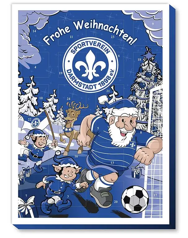 SV Darmstadt 98 Kalender, Adventskalender, Weihnachtskalender 2018 - Fairtrade-zertifiziert ©