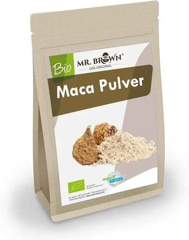 1kg BIO Maca Pulver aus Peru, aus kontrolliert biologischem Anbau, Lepidium meyenii