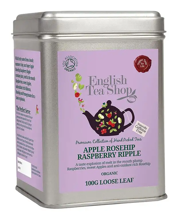 English Tea Shop - Apple Rosehip Raspberry Ripple, BIO, Loser Tee, 100g Dose