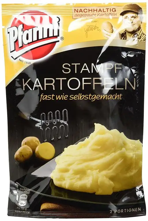 Pfanni Kartoffelpüree Stampfkartoffeln fast wie selbstgemacht 2 Portionen, 7er Pack (7 x 83g)