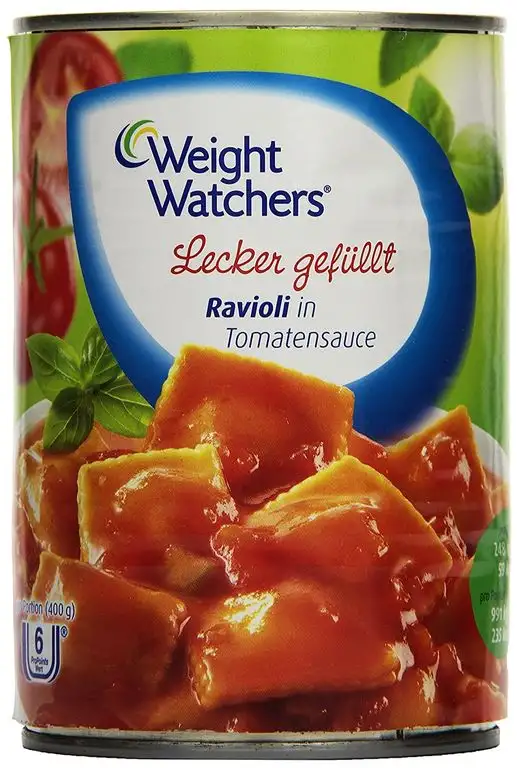 Weight Watchers Ravioli in Tomatensauce, Dose, 400 g