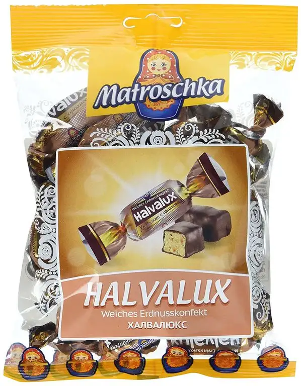 Matroschka Weiches Erdnusskonfekt Halva, 8er Pack (8 x 250 g)