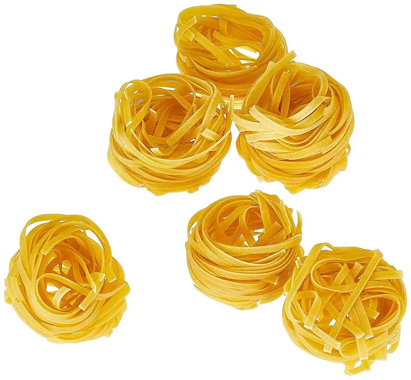 Jeremias Nudel-Nester 4 mm, Gourmet Frischei-Nudeln, 1er Pack (1 x 2.5 kg Karton)