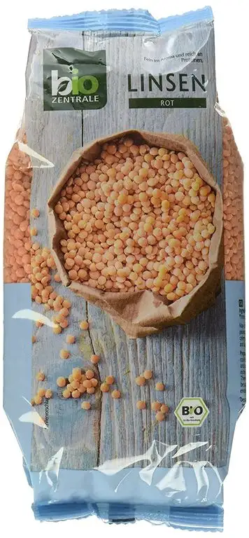 biozentrale Linsen rot, 3er Pack (3 x 500 g)