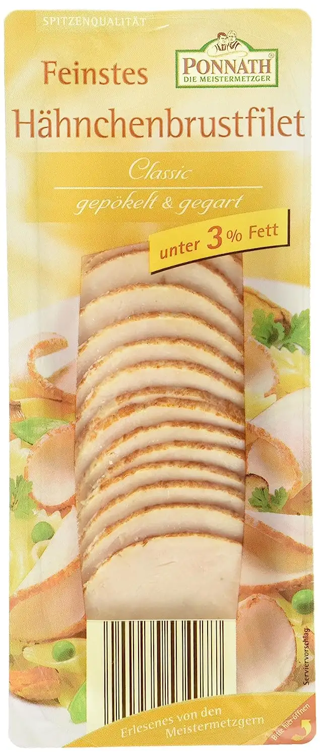 Ponnath Die Meistermetzger Feinstes Hähnchenbrustfilet Classic, 150g
