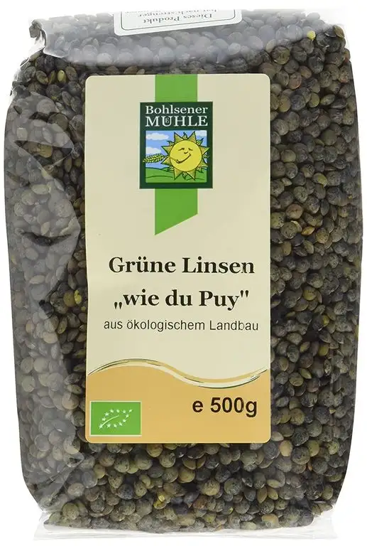 Bohlsener Mühle Linsen wie du Puy, 3er Pack (3 x 500 g Packung) - Bio